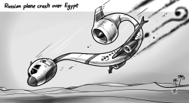 RUSSIAN PLANE by Emad Hajjaj