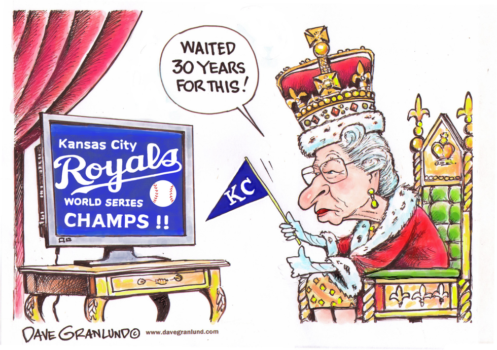  ROYALS 2015 WORLD SERIES CHAMPS by Dave Granlund