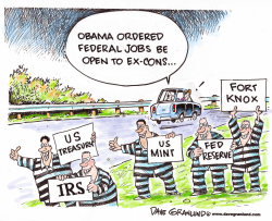 EX-CONS AND FEDERAL JOBS by Dave Granlund