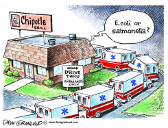 CHIPOTLE CONTAMINATION by Dave Granlund