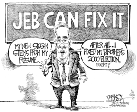 JEB CAN FIX IT AGAIN by John Darkow