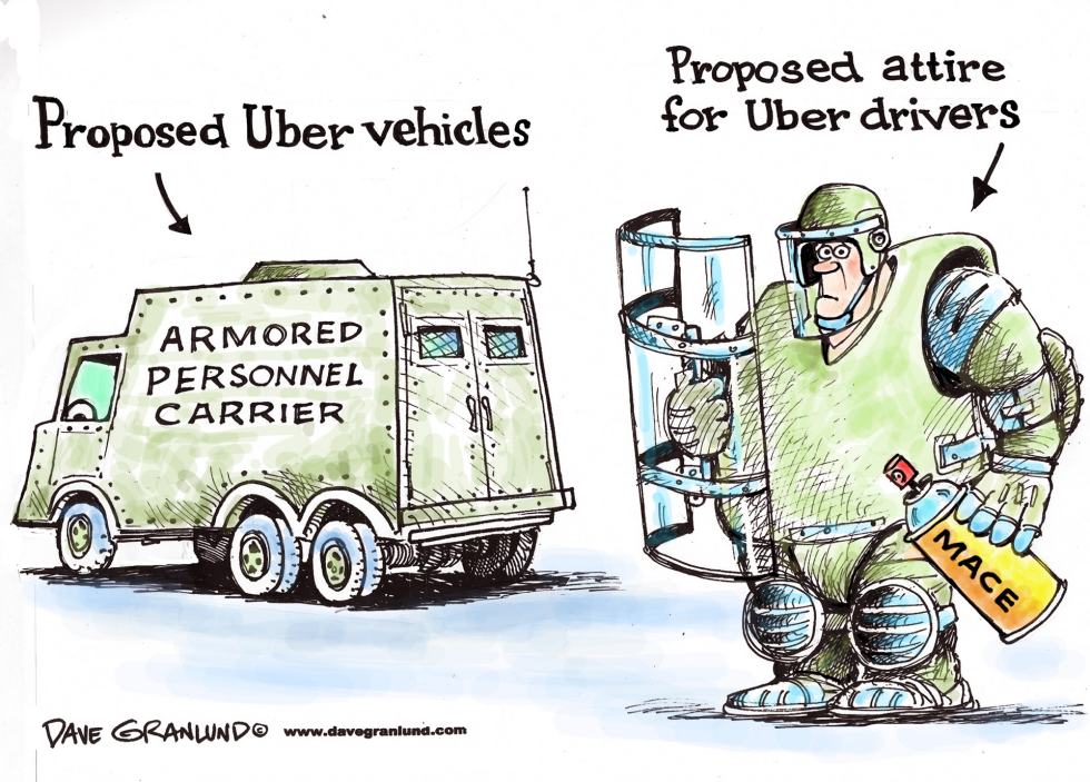  UBER DRIVER SAFETY by Dave Granlund