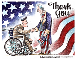 VETERANS DAY THANK YOU by Dave Granlund