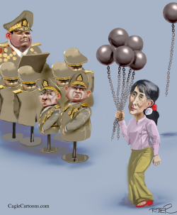 AUNG SAN SUU KYI ELECTION IN BURMA by Riber Hansson