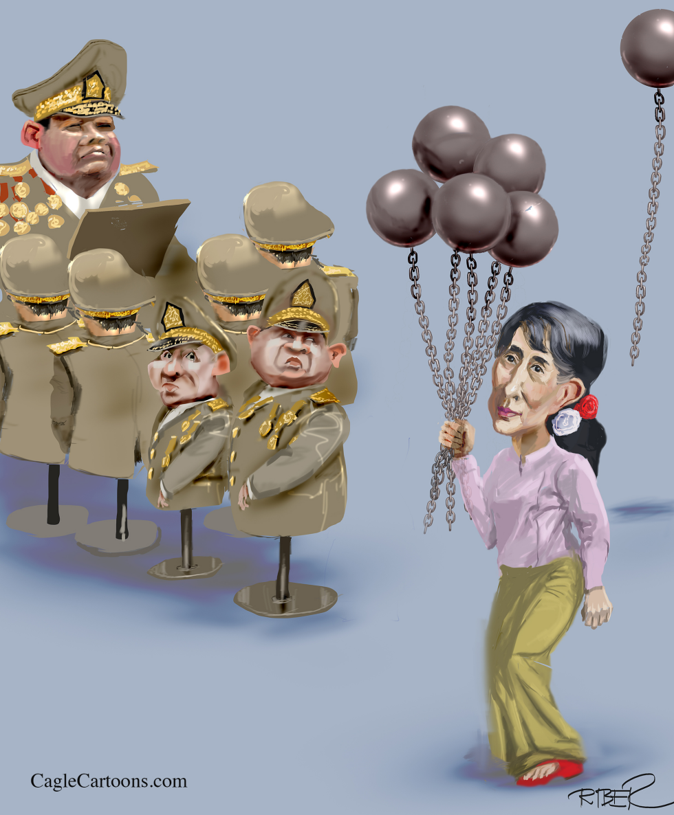  AUNG SAN SUU KYI ELECTION IN BURMA by Riber Hansson