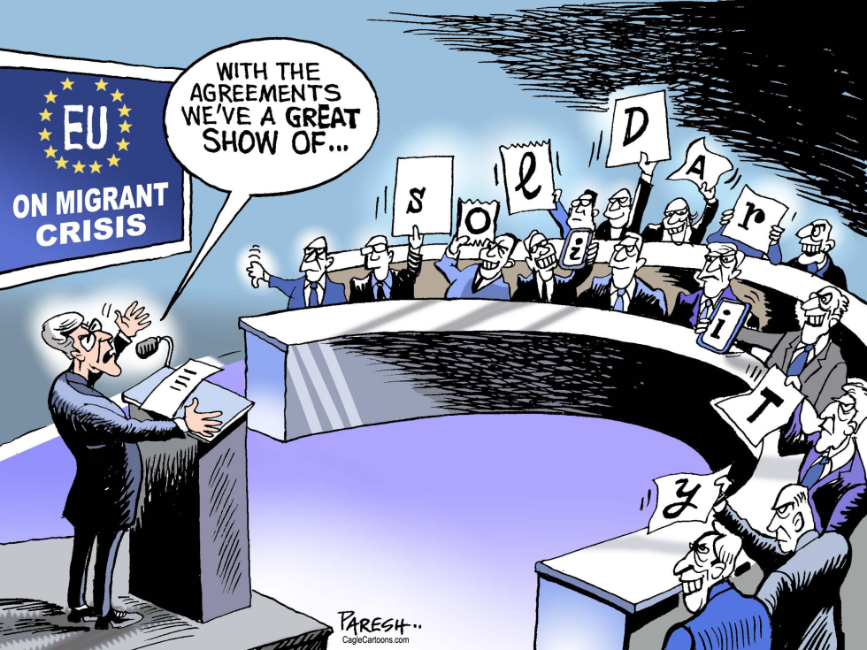  EU SUMMIT ON MIGRANTS by Paresh Nath