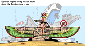 SISI HIDE TRUTH  by Emad Hajjaj