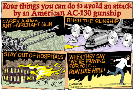 AMERICANS BOMB KUNDUZ HOSPITAL by Wolverton