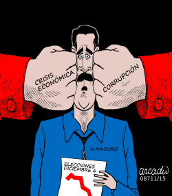 MADURO DE CARA A LAS ELECCIONES DEL 6 by Arcadio Esquivel