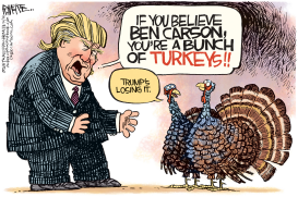 TRUMP TURKEYS by Rick McKee