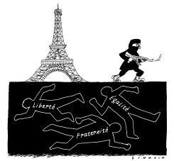 PARIS TERROR ATTACKS  by Osmani Simanca