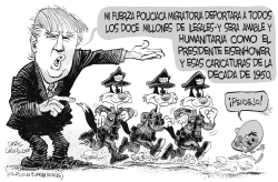 FUERZA POLICIACA DE DEPORTACIONES DE TRUMP by Daryl Cagle