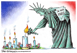 PARIS ISIS MASSACRE by Dave Granlund