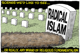 RADICAL ISLAM DEATH WISH by Wolverton