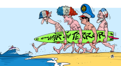 WAR ON TERROR  by Emad Hajjaj