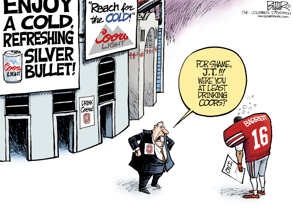  LOCAL OH - BUCKEYES AND BEER by Nate Beeler