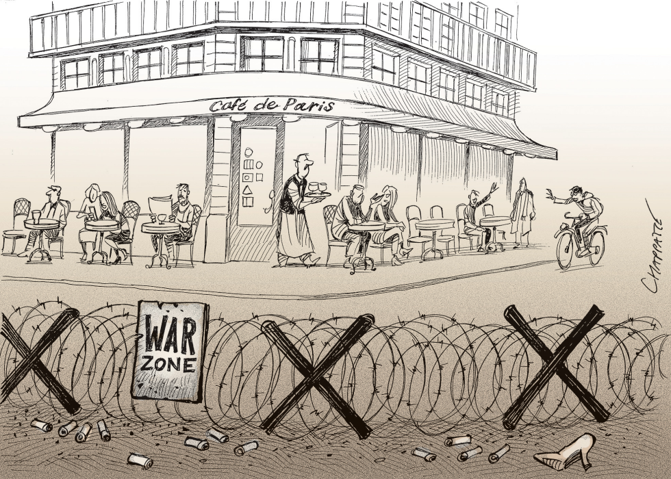  THE AFTERMATH	 by Patrick Chappatte