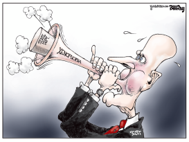 LOCAL FL  BLOWING HIS OWN HORN    by Bill Day