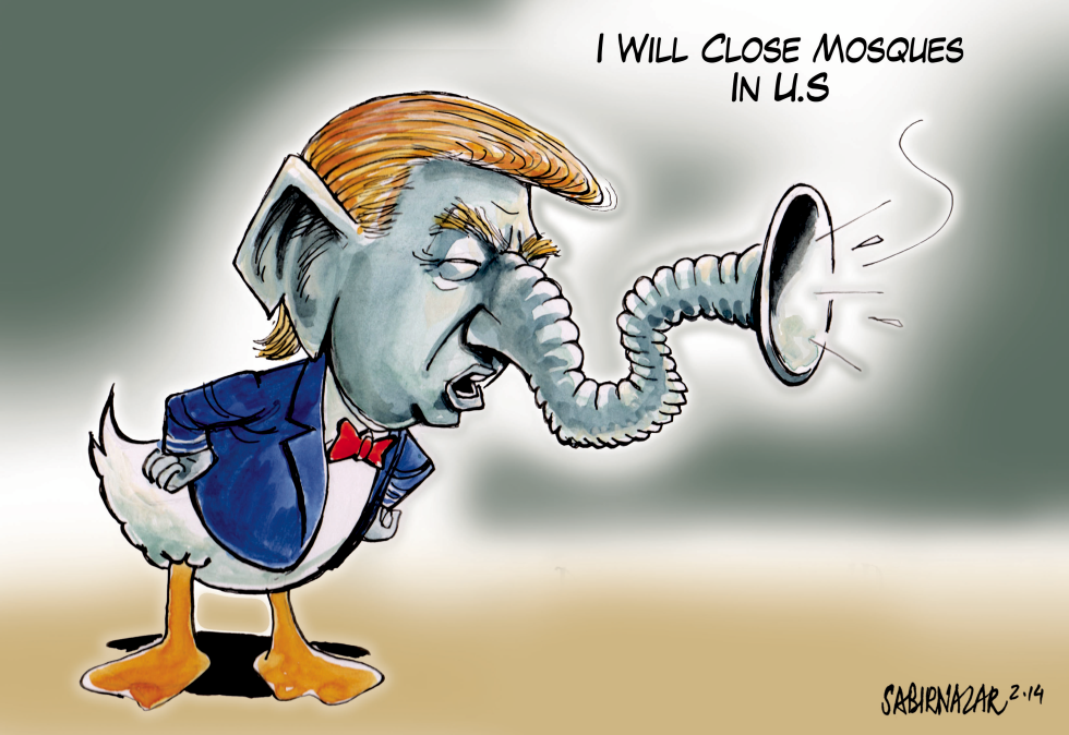  DONALD TRUMP by Sabir Nazar