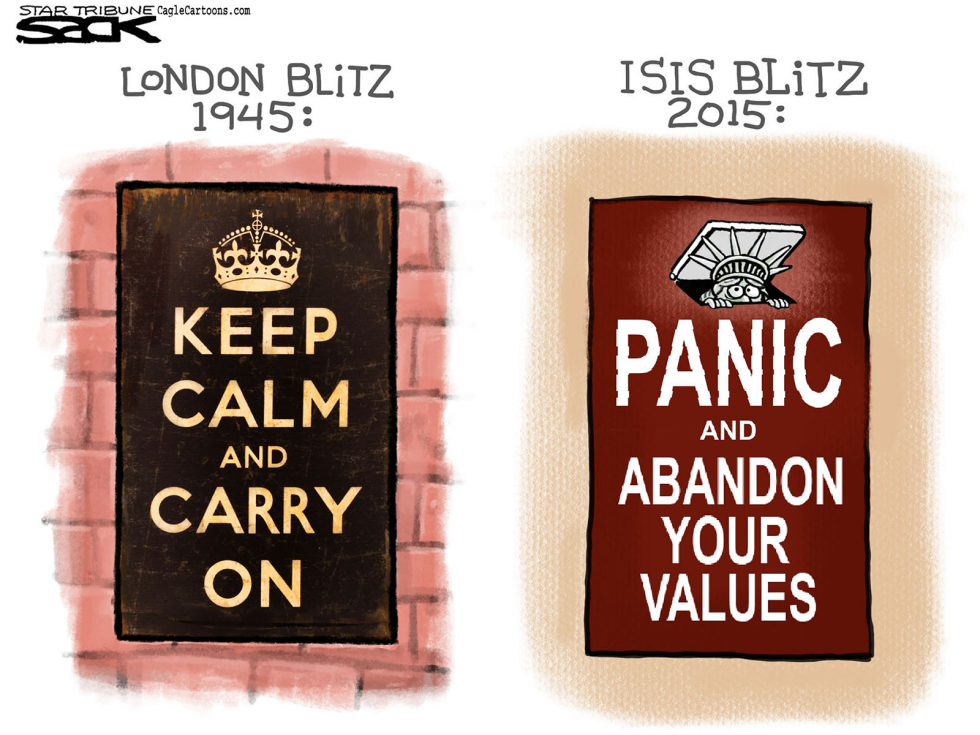  ISIS PANIC by Steve Sack