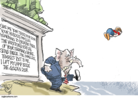 IMMIGRANT REFUSE CORRECTED by Pat Bagley