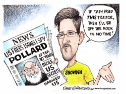 US FREES ISRAELI SPY POLLARD by Dave Granlund