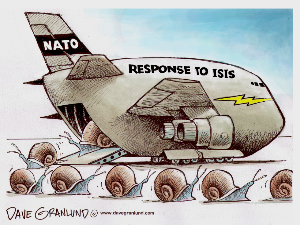  NATO RESPONSE TO ISIS by Dave Granlund