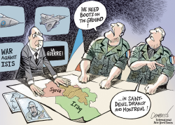 FRANCE GOES TO WAR by Patrick Chappatte