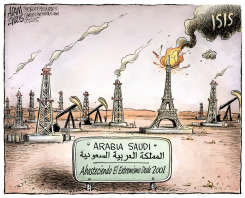 ABASTECIENDO A ISIS  by Adam Zyglis