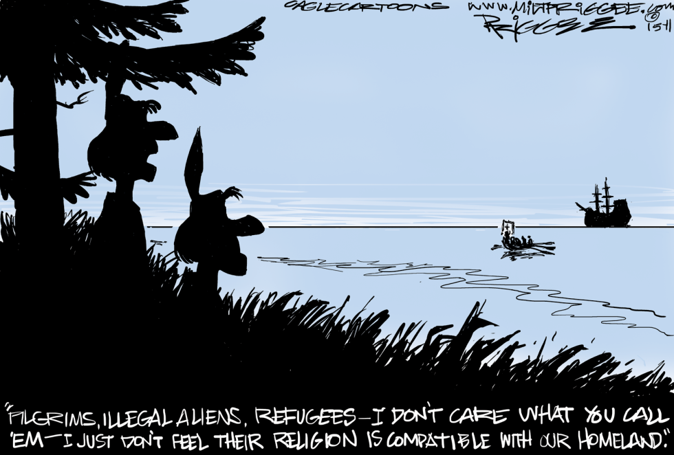  REFUGEES by Milt Priggee