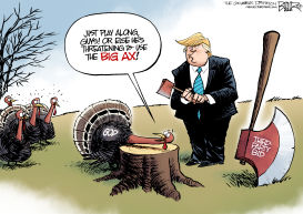 TRUMPSGIVING by Nate Beeler