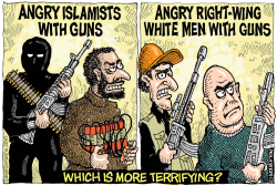 ANGRY WHITE MEN WITH GUNS by Wolverton