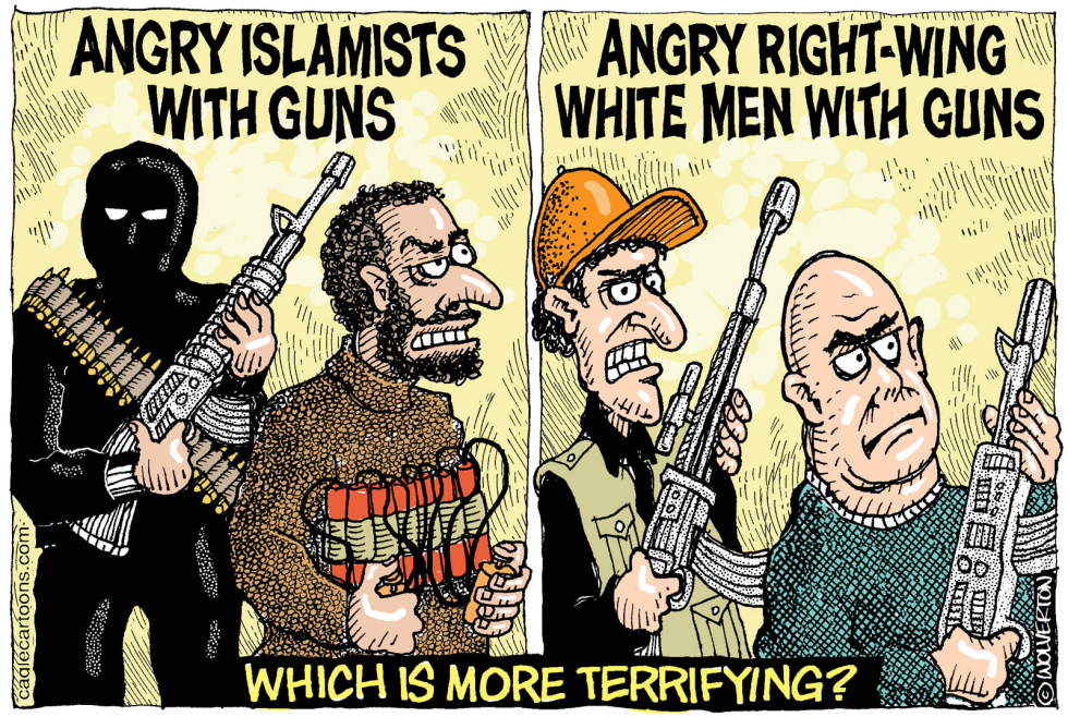  ANGRY WHITE MEN WITH GUNS by Wolverton