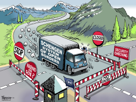 SCHENGEN IN TROUBLE by Paresh Nath