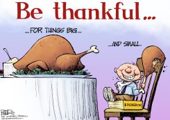 THANKFULNESS by Nate Beeler