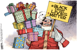 BLACK FRIDAY LIVES MATTER by Rick McKee