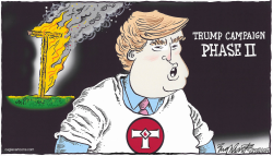 DONALD TRUMP by Bob Englehart