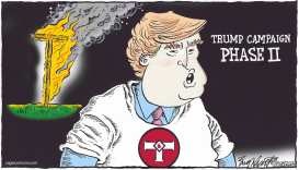 DONALD TRUMP by Bob Englehart