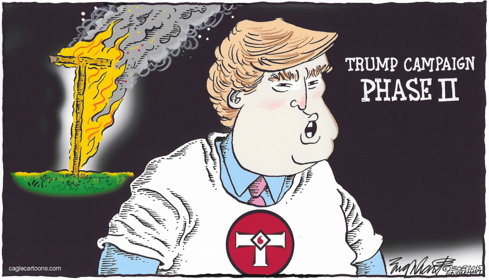  DONALD TRUMP by Bob Englehart