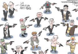 GUERRA CONTRA ISIS  by Pat Bagley