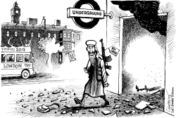 TERROR IN LONDON by Patrick Chappatte