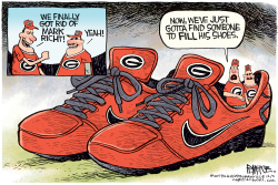 MARK RICHT FIRED LOCAL by Rick McKee