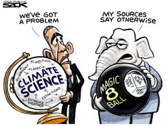 CLIMATE EIGHTBALL by Steve Sack