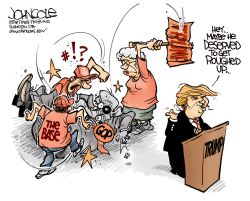 TRUMP ROUGHS UP GOP by John Cole