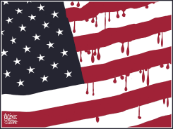 AMERICA BLEEDS by Aislin