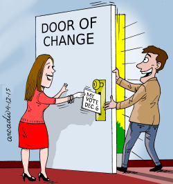 VENEZUELA'S DOOR OF CHANGE by Arcadio Esquivel