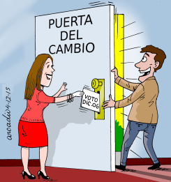 PUERTA DEL CAMBIO EN VENEZUELA by Arcadio Esquivel