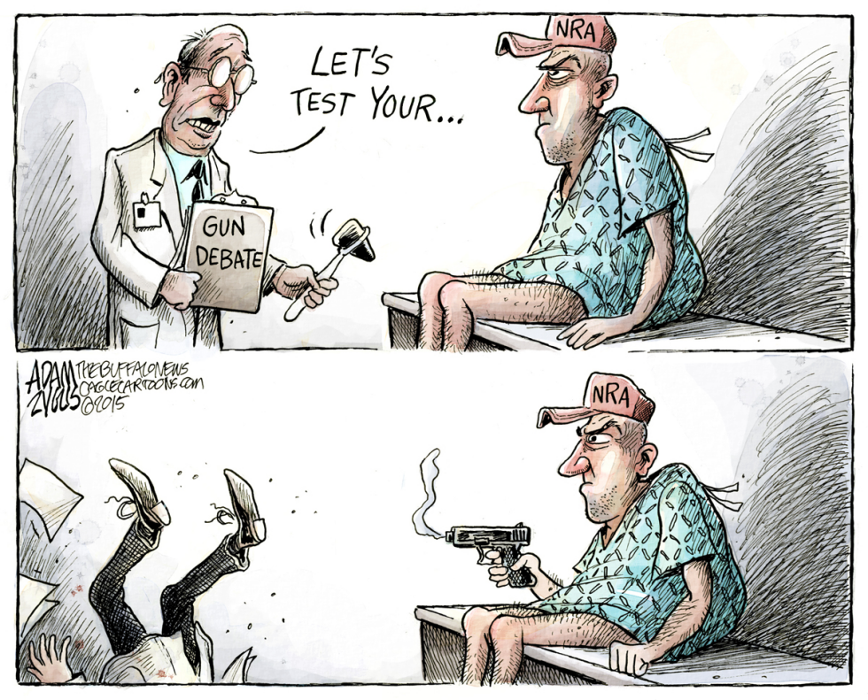  GUN DEBATE by Adam Zyglis