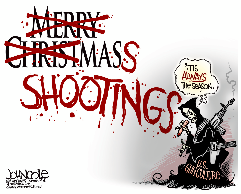  MASS SHOOTINGS SEASON by John Cole