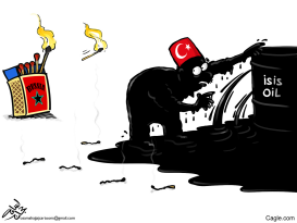 RUSSIA TURKEY     by Osama Hajjaj